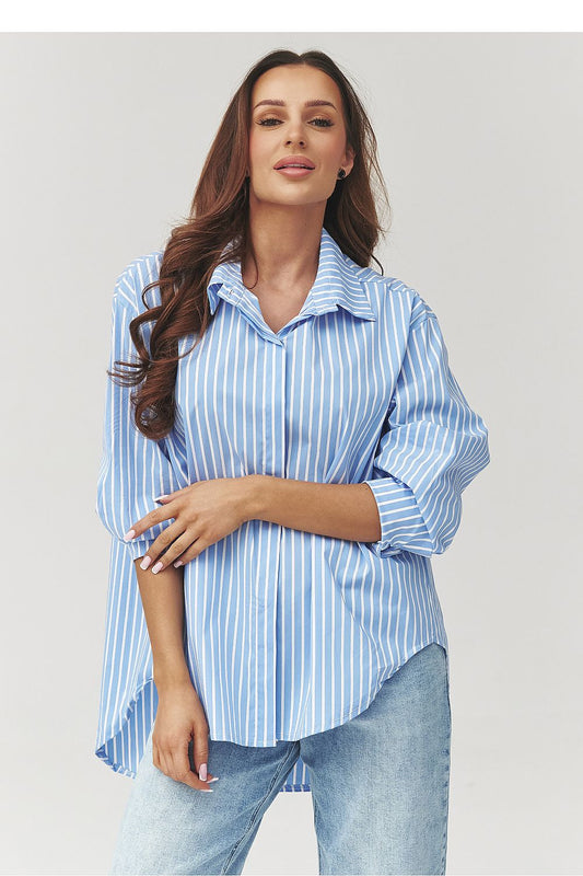  Long sleeve shirt model 223361 Makadamia 